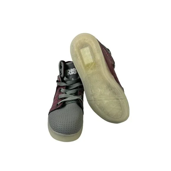 Osiris Burgundy & Grey Shoes - Picture 7 of 9